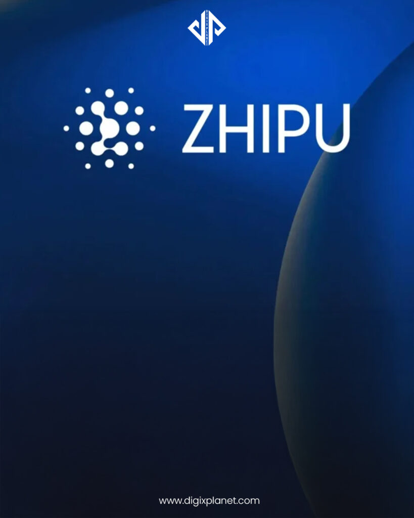 Illustration of the Zhipu AI Free Agent representing open-access artificial intelligence and human-centered technology.