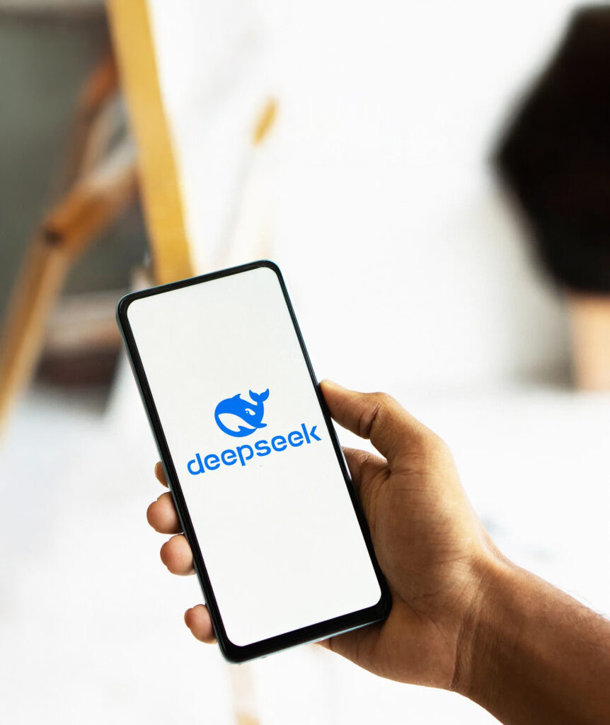 DeepSeek Prover V2 AI model architecture with 671B parameters and MoE system