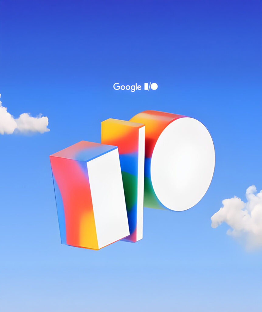 Illustration showing Gemini AI and Project Astra highlights from Google I/O 2025