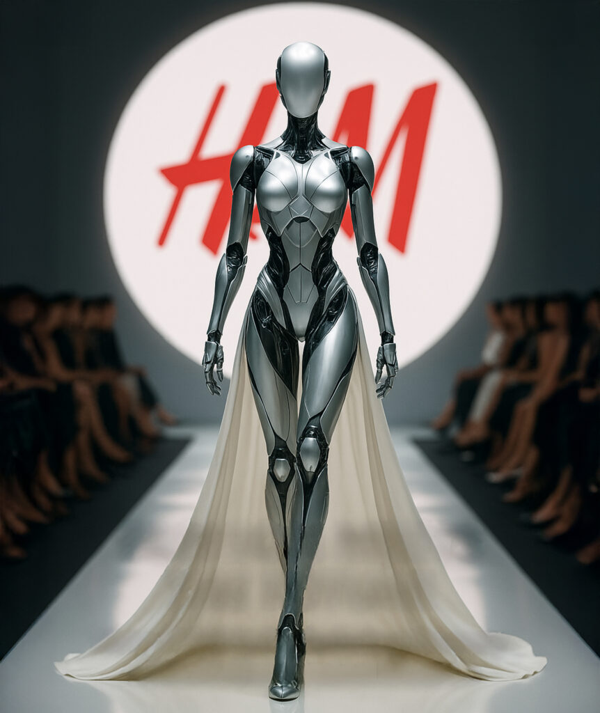 AI-generated fashion models in H&M campaign