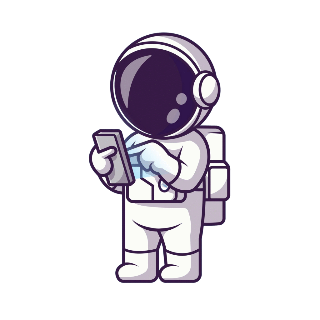 cute-astronaut-playing-phone-cartoon-vector-icon-illustration-science-technology-icon-isolated-flat